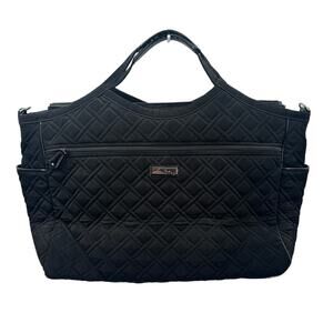 Vera Bradley Quilted Black Travel Carry On Bag